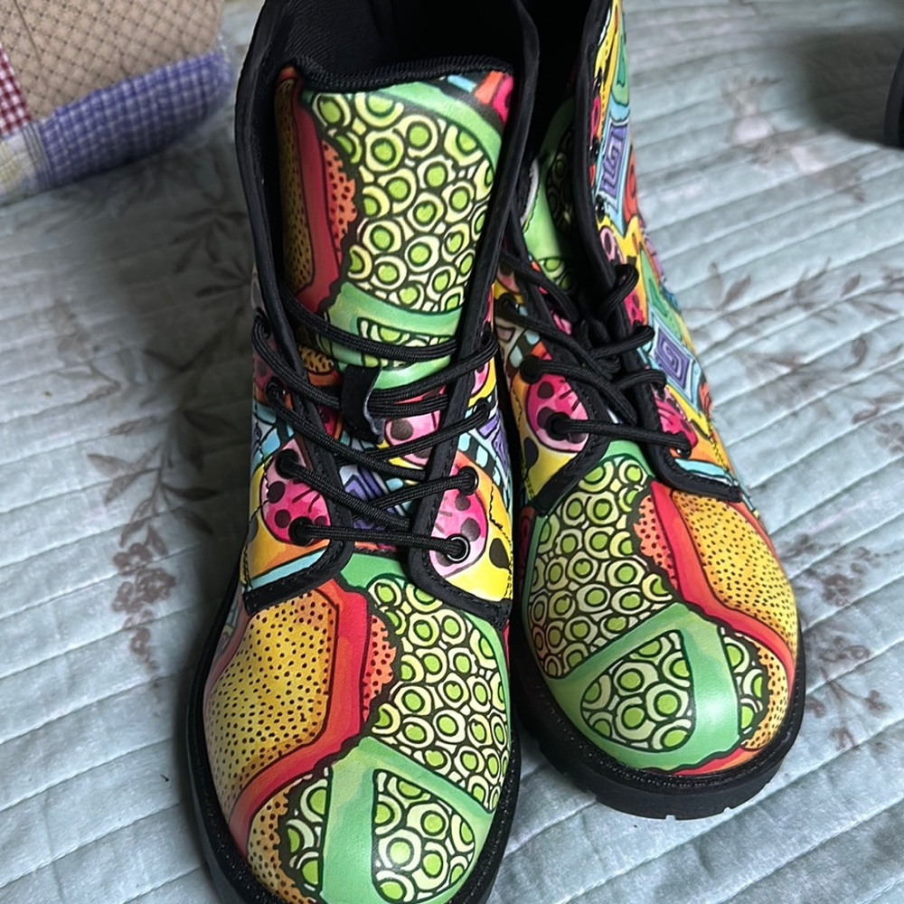 Colorful Women's Boots - Picture 5 of 6